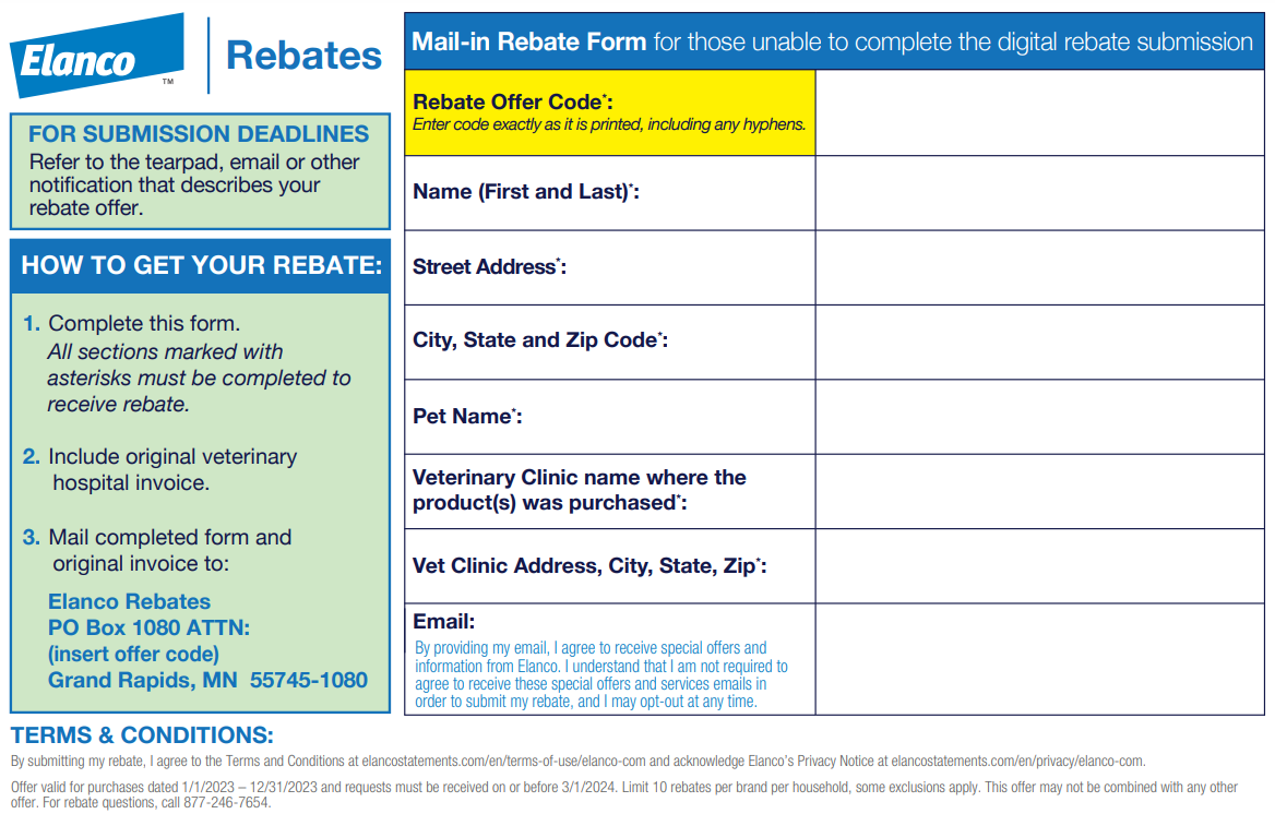 Elanco Rebate Center