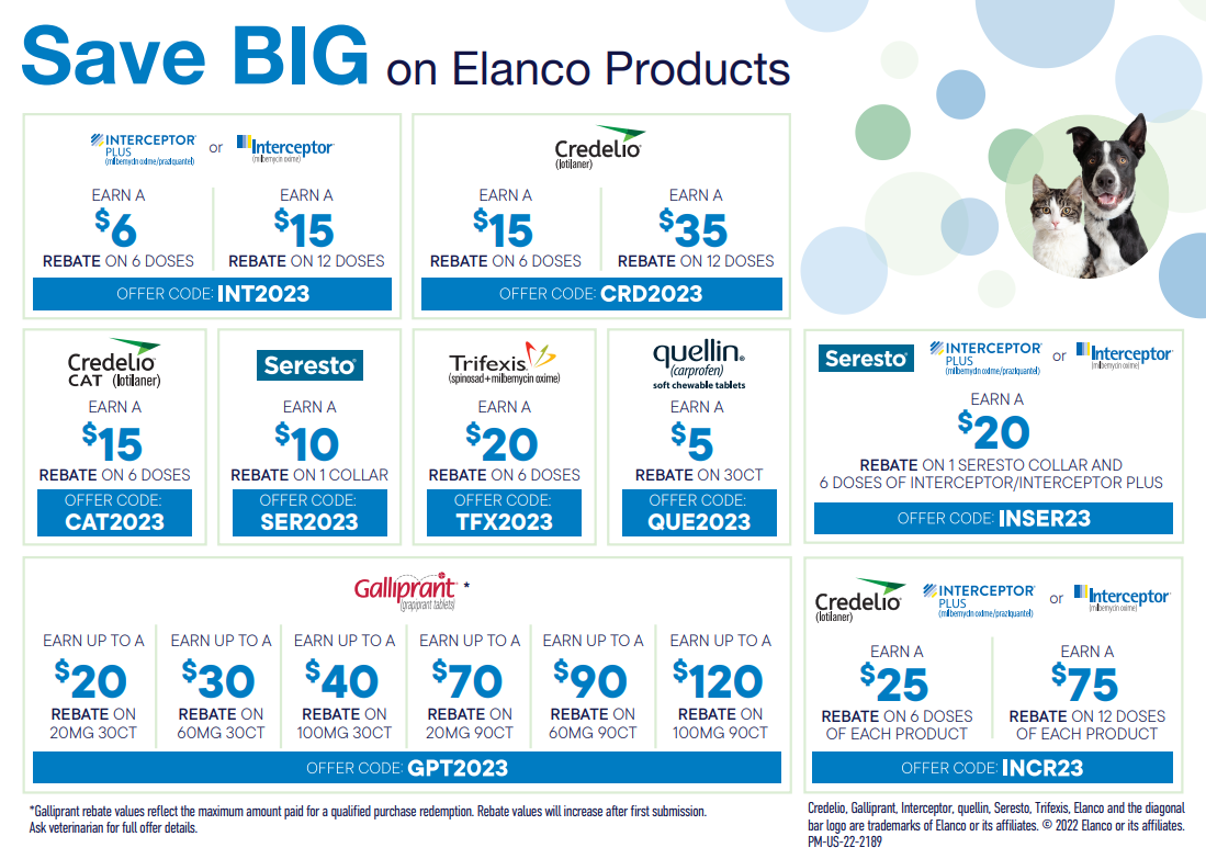 Elanco Rebate Codes 2023