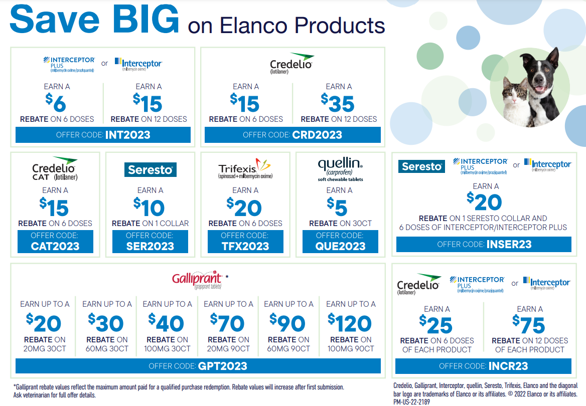 Elanco Rebate Codes