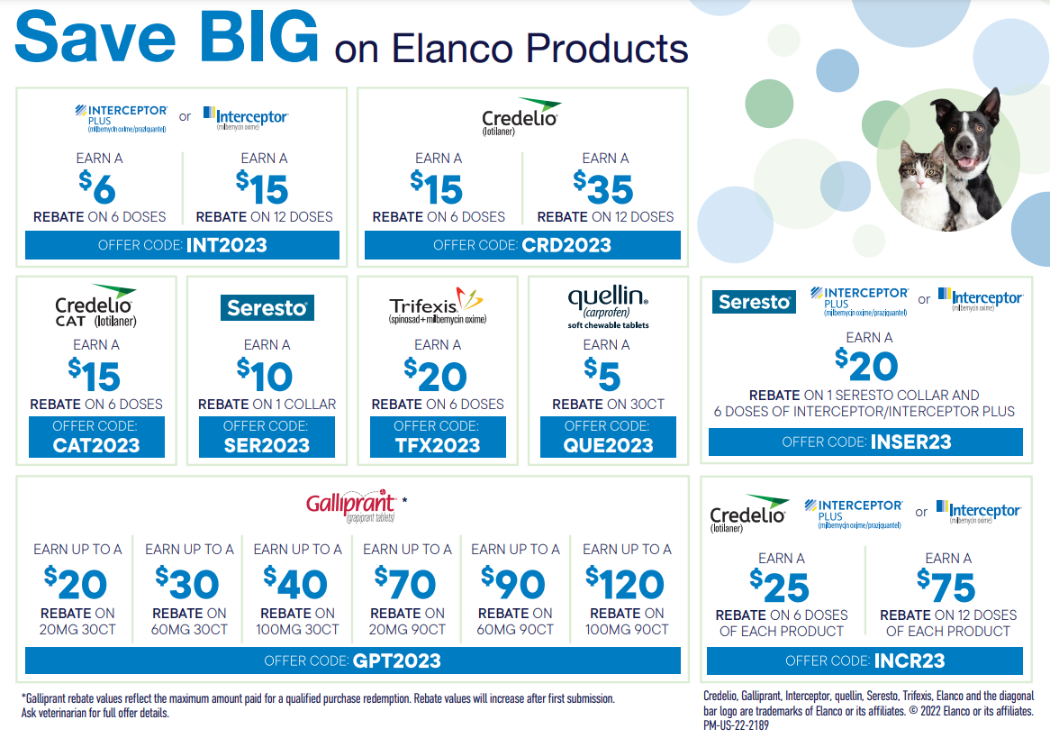 Elanco Rebates Promo Code