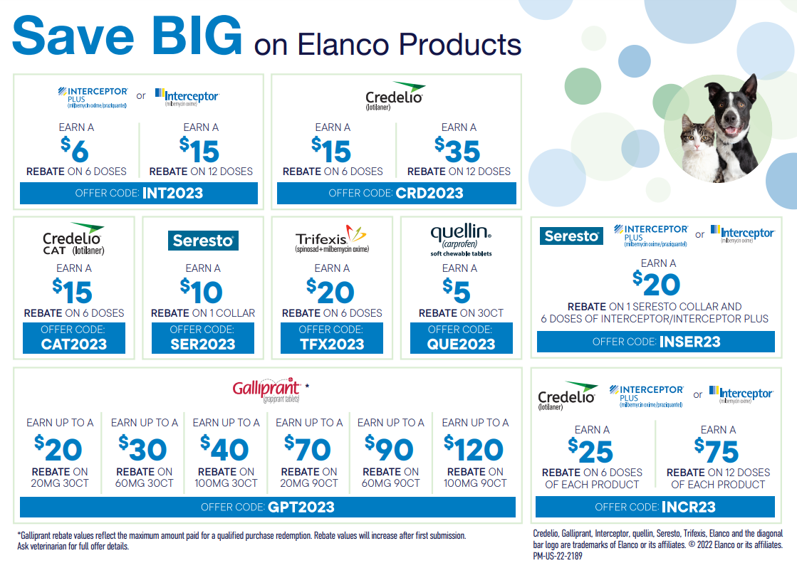 Elanco Rebate Promo Codes