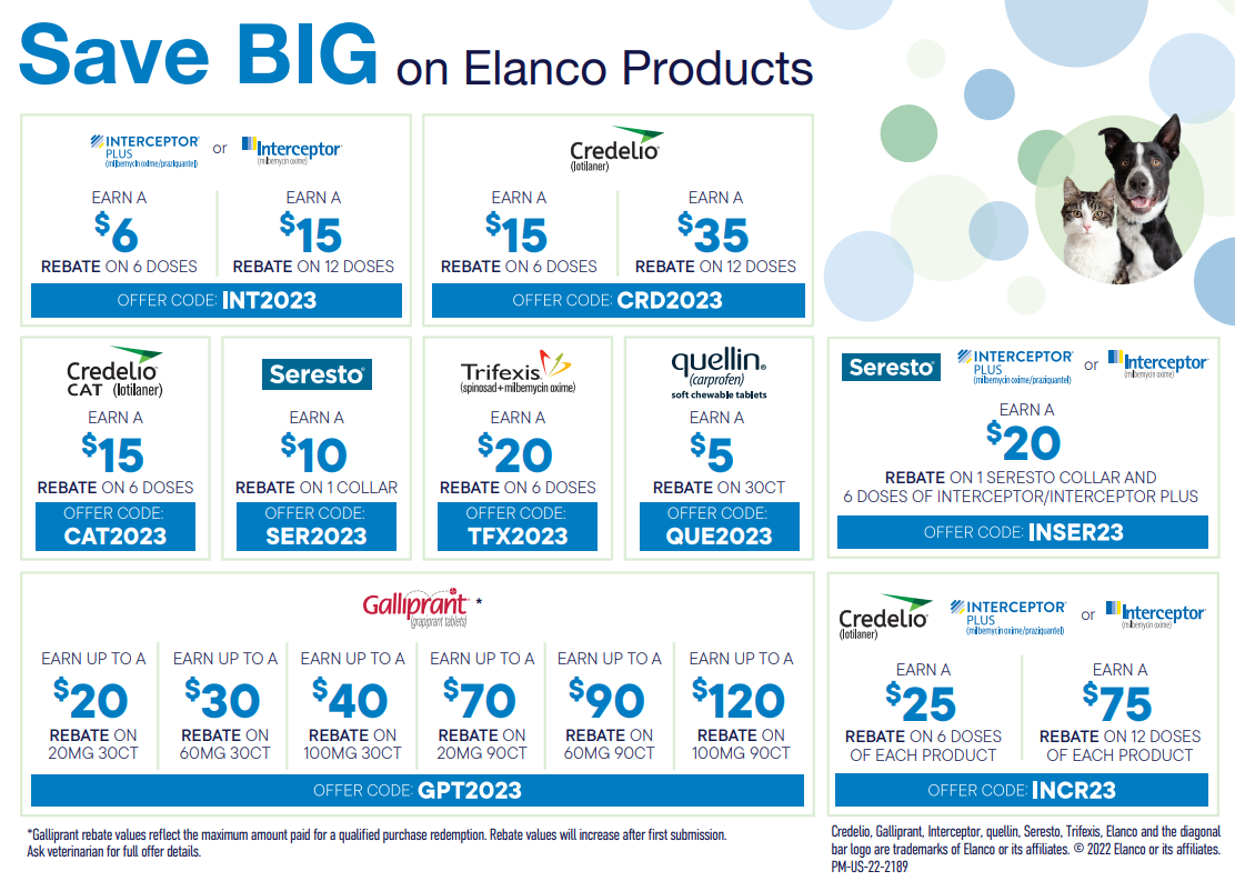 Elanco Trifexis Rebate Code