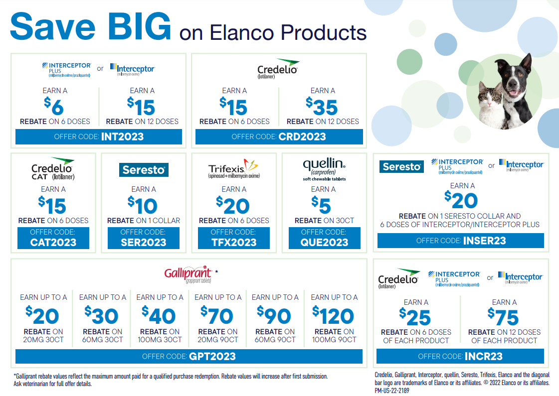 Elanco Trifexis Rebate Promo Code 2023